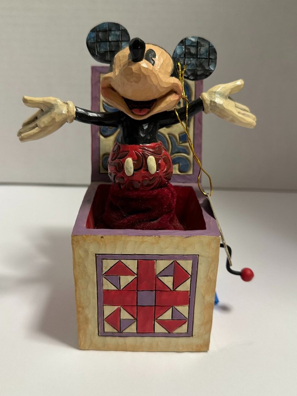 Jim Shore Disney Showcase Collection Mickey Mouse 4027950 "Jack In The Box"